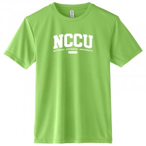 NCCU沁涼輕薄排汗短T_萊姆綠
